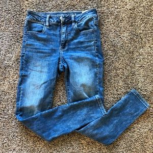 AE Blue Jeggings